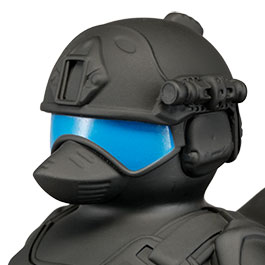 Kleinbild 3 SEK Badeente Tom Tactical - Schwarze Quietscheente im SEK-Look mit VDB-Logo