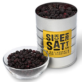 Produktbild zu SicherSatt Notration Brombeeren (wild) 200 g Dose inkl. Deck ...