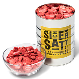 Produktbild zu SicherSatt Notration Erdbeeren 200 g Dose inkl. Deckel zum W ...