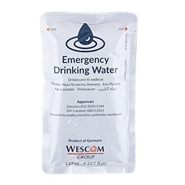 Produktbild zu PainsWessex Notfall-Trinkwasser 4 x 125 ml Beutel (500 ml) ...