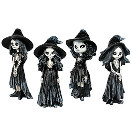 Kleinbild 1 Dekofiguren Hexen Nightmare-Witches handbemalt 4er Set