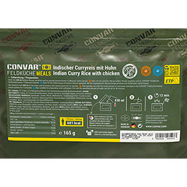 Kleinbild 1 Convar Feldk�che Indischer Curryreis mit Huhn Langzeitlebensmittel 165 g Beutel