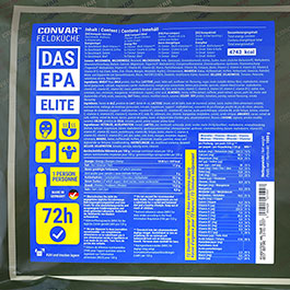 Kleinbild 2 Convar DAS EPA 72 Stunden Notverpflegungs-Fluchtpaket (EU-Empfehlung) haltbar bis Januar 2037