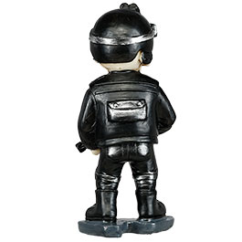 Kleinbild 4 Dekofigur Black Army Skull Skelett Totenkopf 16 cm