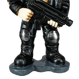 Kleinbild 6 Dekofigur Black Army Skull Skelett Totenkopf 16 cm