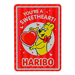 Produktbild zu Nostalgic Art Blechpostkarte Haribo Sweetheart 10 x 14 cm ro ...