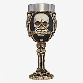 Kleinbild 3 Out Of The Blue Becher Totenkopf mit Edelstahleinsatz 20 x 7,5 cm