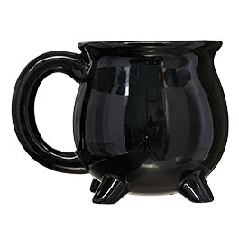 Kleinbild 3 OotB Keramikbecher Hexenkessel mit Zauber-Farbwechsel-Effekt 350 ml schwarz