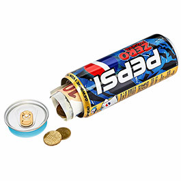 Produktbild zu Dosentresor Pepsi Zero Zucker Getr�nkedose Geldversteck ...