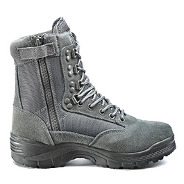 Mil-Tec Stiefel Tactical Boots YKK-Zipper urban grey Bild 4