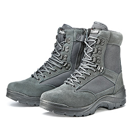 Mil-Tec Stiefel Tactical Boots YKK-Zipper urban grey Bild 5