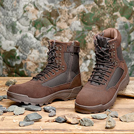 Kleinbild 1 Brandit Stiefel Tactical Boot Zipper braun