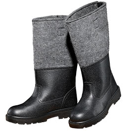 Kleinbild 1 Brandit Knobelbecher Filz Winterstiefel gefttert schwarz-anthrazit