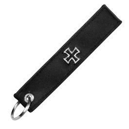 Schlüsselanhänger Eisernes Kreuz, schwarz
