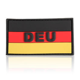 3D Rubber Patch Deutschlandflagge DEU
