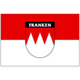 Franken mit Wappen und Schriftzug