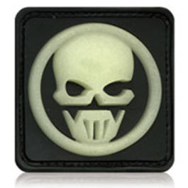 3D Rubber Patch mit Klettflche Ghost Recon Glow schwarz/nachleuchtend