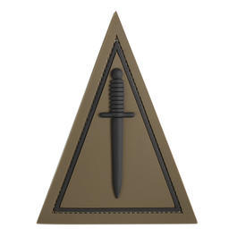 3D Rubber Patch mit Klettflche Jagdkommando oliv/schwarz
