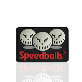 3D Rubber Patch Speedballs 3 Gesichter