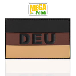 3D Rubber Patch mit Klettflche Deutschland DEU desert