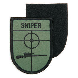 Stoff Patch mit Klettflche Sniper grn/schwarz