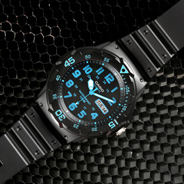 Casio Armbanduhr Collection MRW-200H-2BVEF schwarz blau Bild 1 xxx: