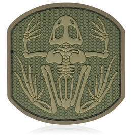 Mil-Spec Monkey 3D Rubber Patch mit Klettflche Frog Skeleton multicam