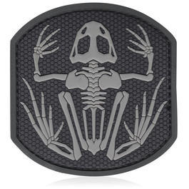 3D Rubber Patch Frog Skeleton swat