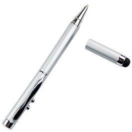 Laser Stift 4 in 1 silber Laiserpointer