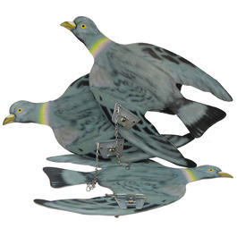 Tauben für Schießspiel Entenkarussell 3 Stück