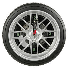 OOTB LED-Wanduhr Reifen Wheel Clock 35 cm