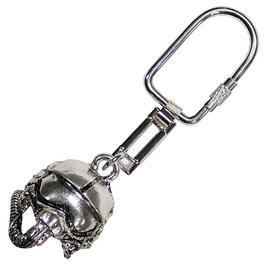 MFH Schlsselanhnger Pilotenhelm silber