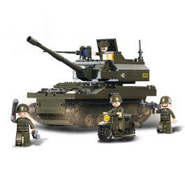 Sluban Panzer M38-B9800, 258 Bauteile