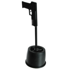 Kunststoff Toilettenbrste Pistole schwarz