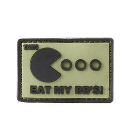   101 INC. 3D Rubber Patch Eat My BB's grn/schwarz