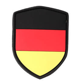 101 INC 3D Rubber Patch Schild Deutschland schwarz/rot/gold