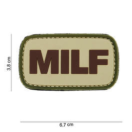 101 INC. 3D Rubber Patch MILF