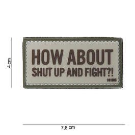 101 INC 3D Rubber Patch mit Klettflche How about multicam