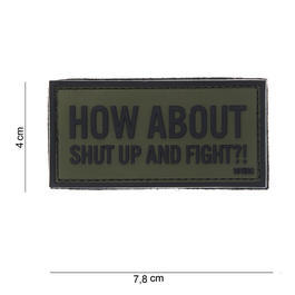 101 INC. 3D Rubber Patch How about oliv/schwarz