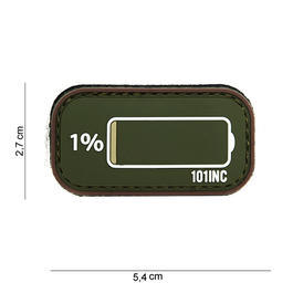 101 INC. 3D Rubber Patch How about oliv/braun