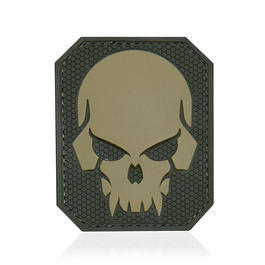 Mil-Spec Monkey 3D Rubber Patch mit Klettflche Pirateskull Large multicam