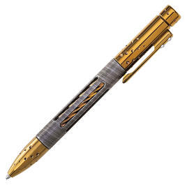 LionSteel Kugelschreiber Nyala Pen Damast Shiny Bronze