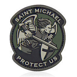 Mil-Spec Monkey 3D Rubber Patch Saint Michael Modern PVC multicam