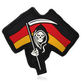 3D Rubber Patch mit Klettflche German Reaper fullcolor