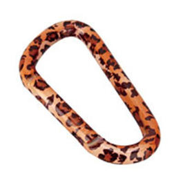 Munkees Schlsselanhnger Karabiner Leopard klein