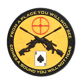 JTG 3D Rubber Patch mit Klettflche Sniper orange/schwarz