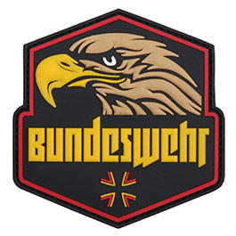 3D Rubber Patch mit Klettflche Bundeswehr fullcolor