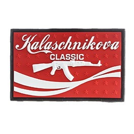 JTG 3D Rubber Patch Red mit Klettflche Classic rot/wei