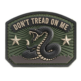 Mil-Spec Monkey 3D Rubber Patch Don´t Tread On Me forest