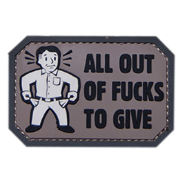 Mil-Spec Monkey 3D Rubber Patch All Out swat